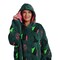 Wicked Part 1 Witch Hats & Glinda Seal All-Over Print Adult Green Long Sleeve Hooded Blanket
